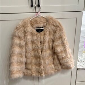 Mossimo Supply Co. Faux Fur Cape - Soft Pink